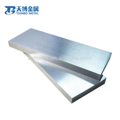 High purity china manufactory  RO5255 ta-10w tantalum plate, tantalum tungsten alloy plate for heat exchanger baoji tianbo