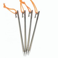 TiTo Titanium Outdoor High Strength Titanium Alloy Tent Pegs Nail Spike Canopy Tent peg Camping Tent nail stakes Dia 7mm 8mm